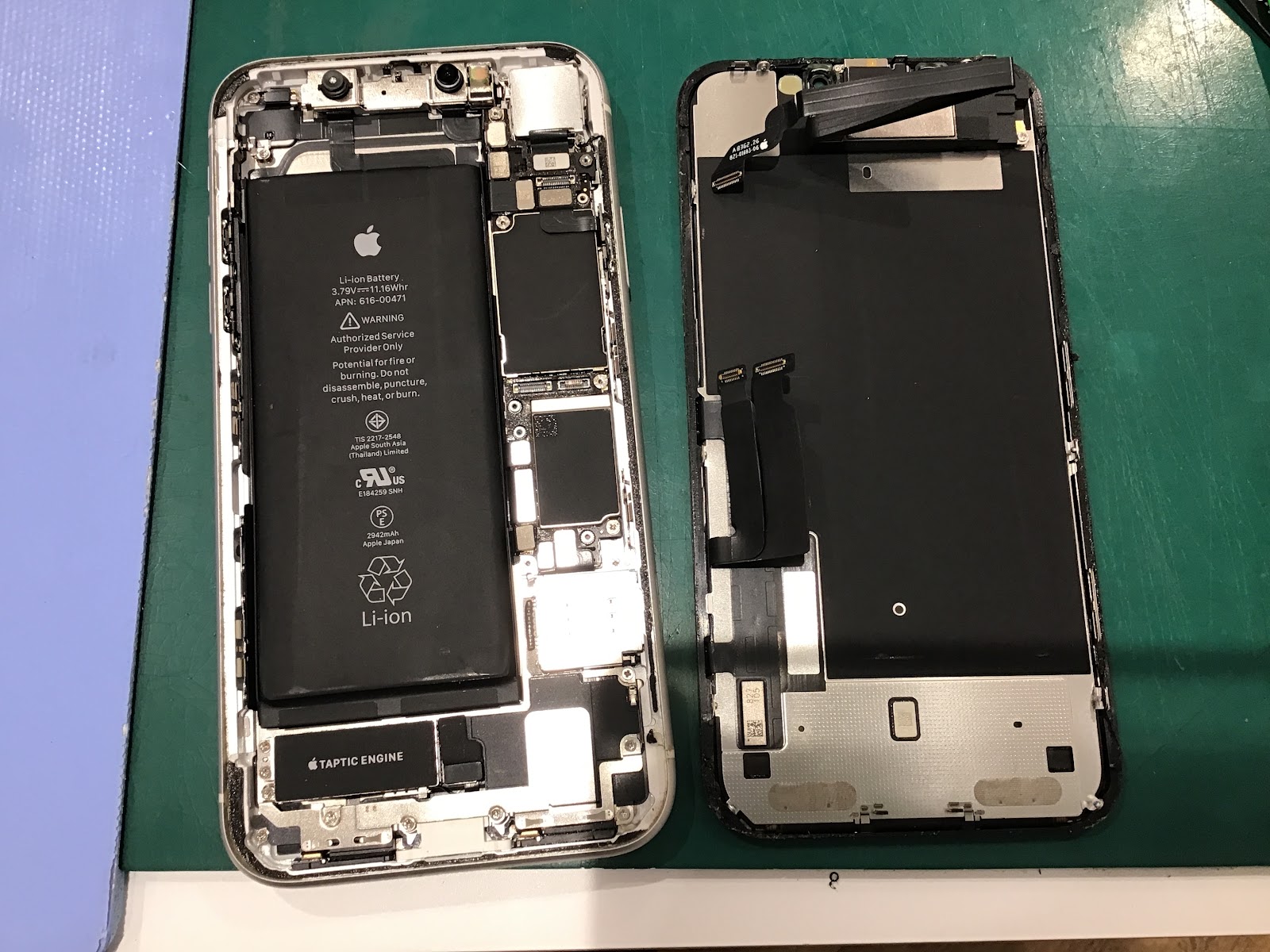 バッテリー修理のご希望でiPhoneXRのお持ち込みいただきました。マホ修理工房丸井錦糸町店にご相談下さい!